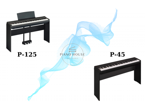 So sánh đàn Piano điện Yamaha P-125 và P-45